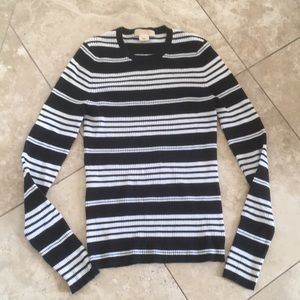 Michael Kors GORGEOUS! Ribbed knitted jersey top